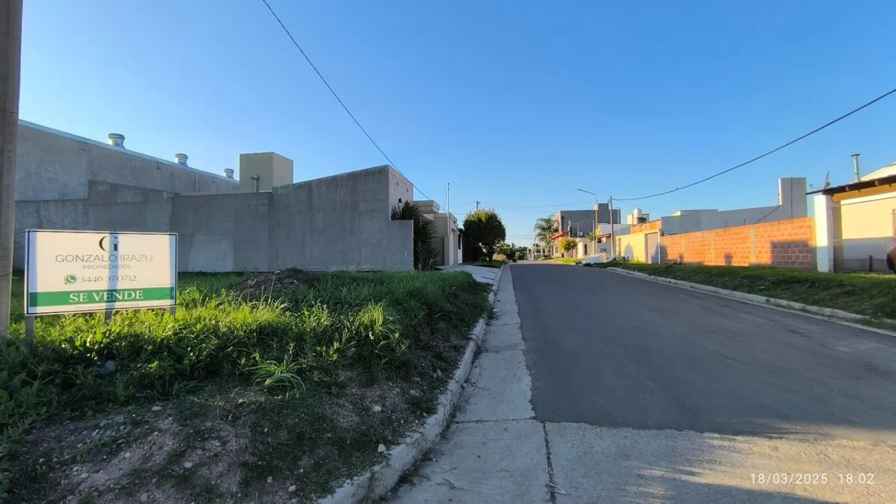 Lote en esquina, zona en crecimiento Gualeguaychu